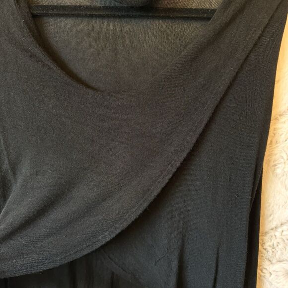 Lulus Sweater Womens Size Medium Long Sleeve Cutout Mock Neck Soft Modal Hi-Low - Picture 5 of 9